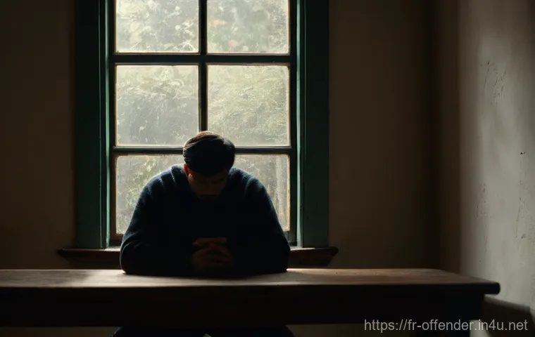 범죄자의 자수 동기 연구 - **Prompt 1: The Weight of Conscience**
"A solitary figure, a person of indeterminate gender in t...